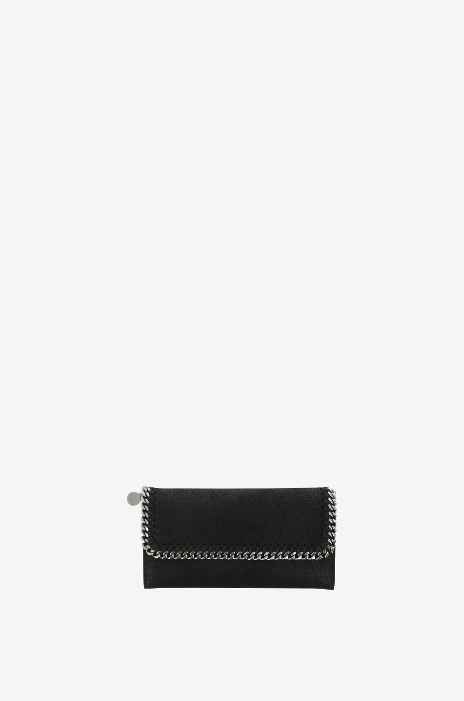 Falabella Shaggy Deer faux suede slim wallet