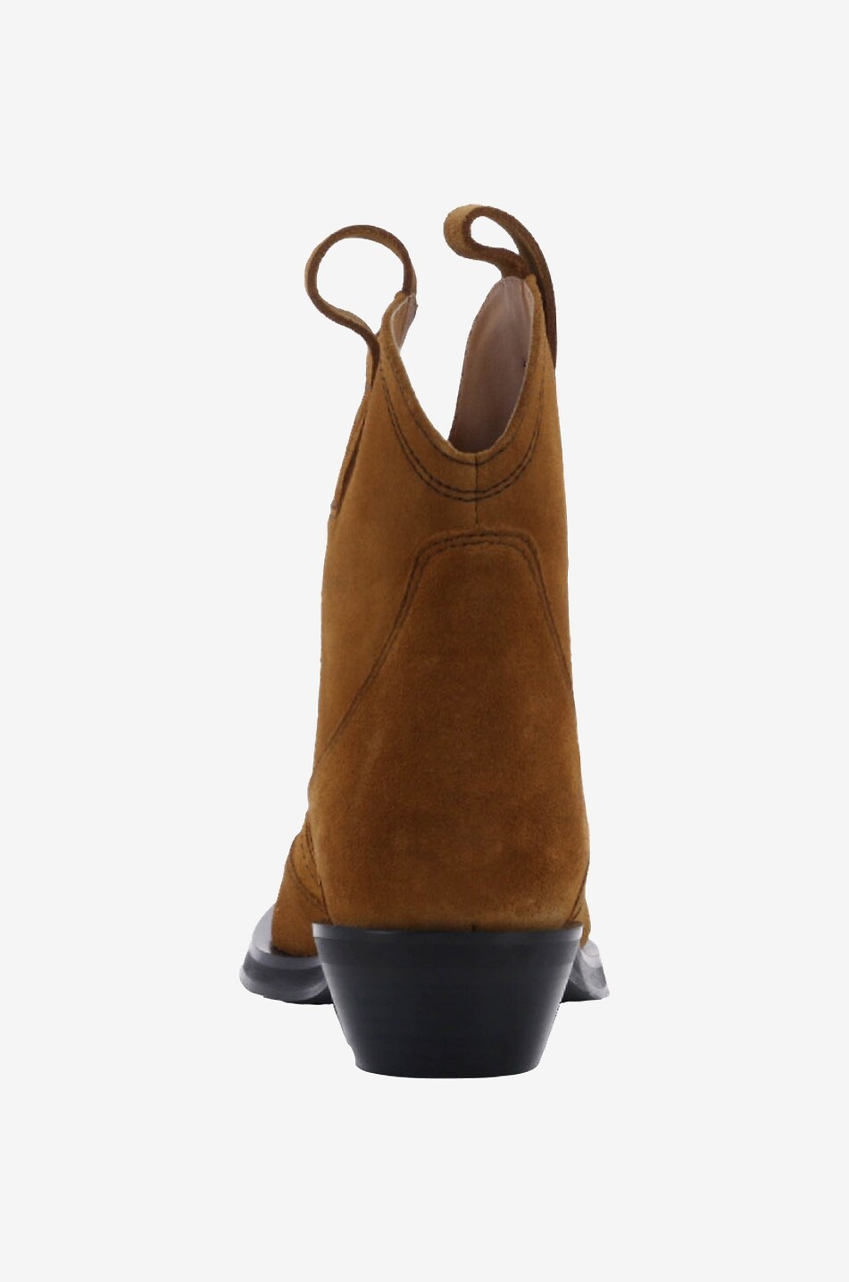GANNI Bottines esprit santias en daim Femme MARRON CLAIR 4