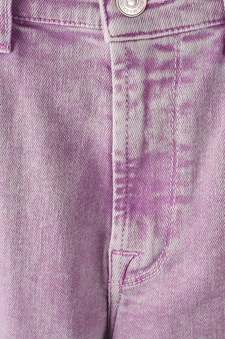 7 FOR ALL MANKIND Malia Colored Luxe Vintage Orchid cropped straight-fit high-rise jeans Women LIGHT PURPLE 3