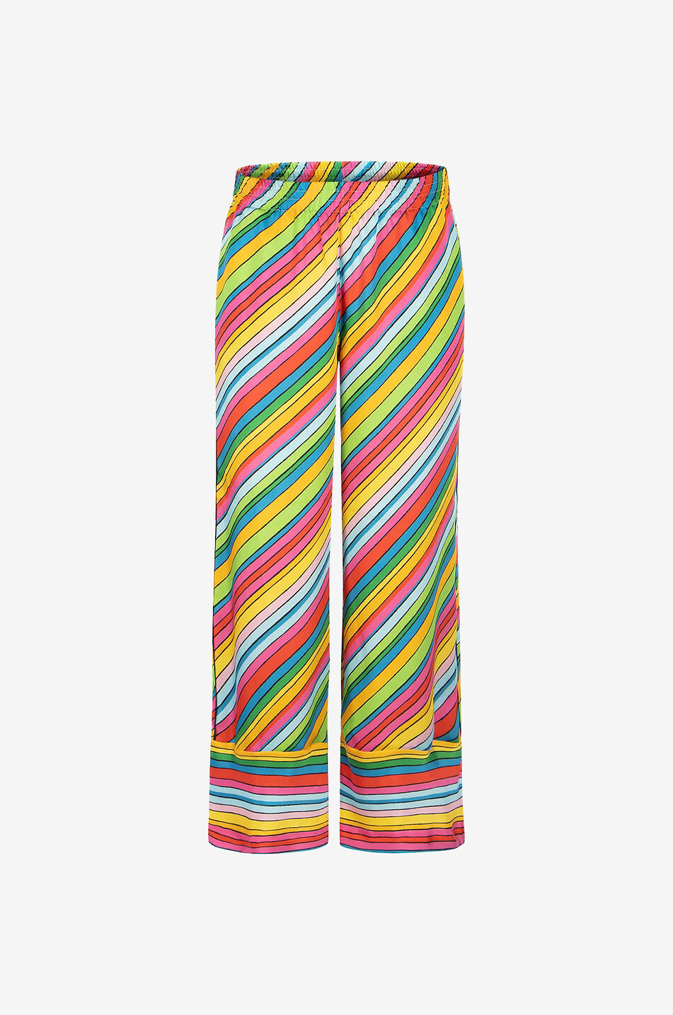 SEDUCTIVE Bunt gestreifte Hose mit weitem Bein Rosanne Damen BUNT 1
