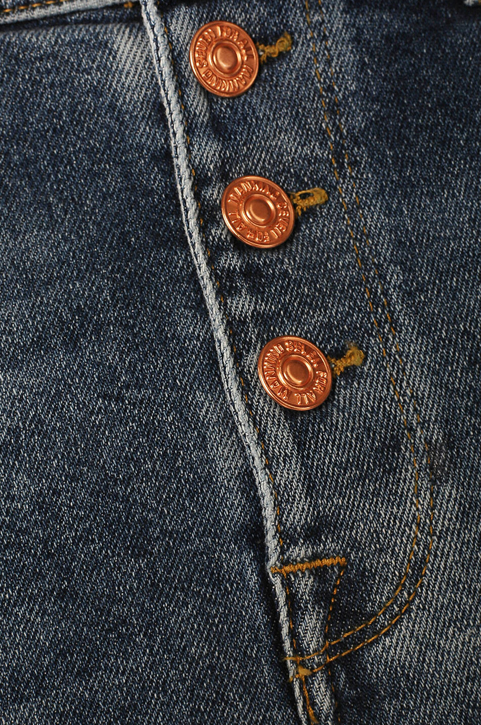 7 FOR ALL MANKIND Bootcut-Jeans aus Baumwollmix Damen MITTELBLAU 3