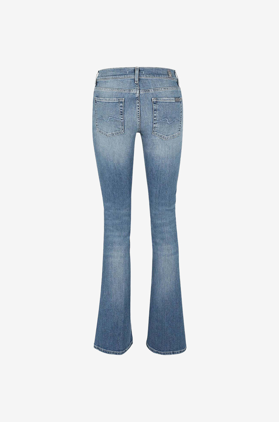 7 FOR ALL MANKIND Bootcut-Jeans aus Baumwollmix Damen HELLBLAU 2