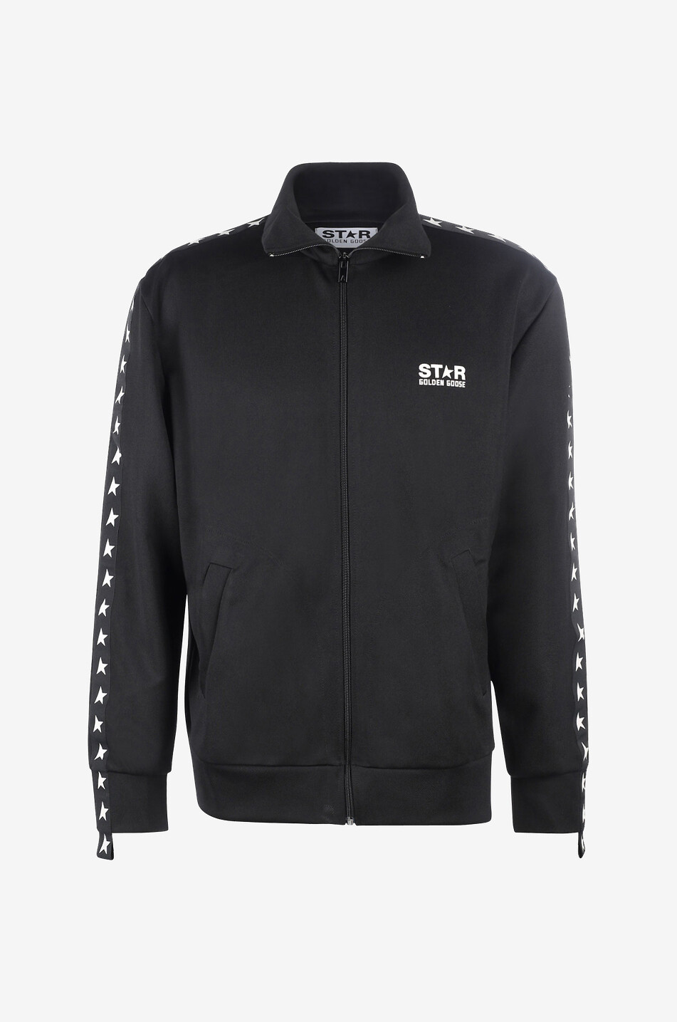 GOLDEN GOOSE Crêpe-Jacke Herren SCHWARZ 1