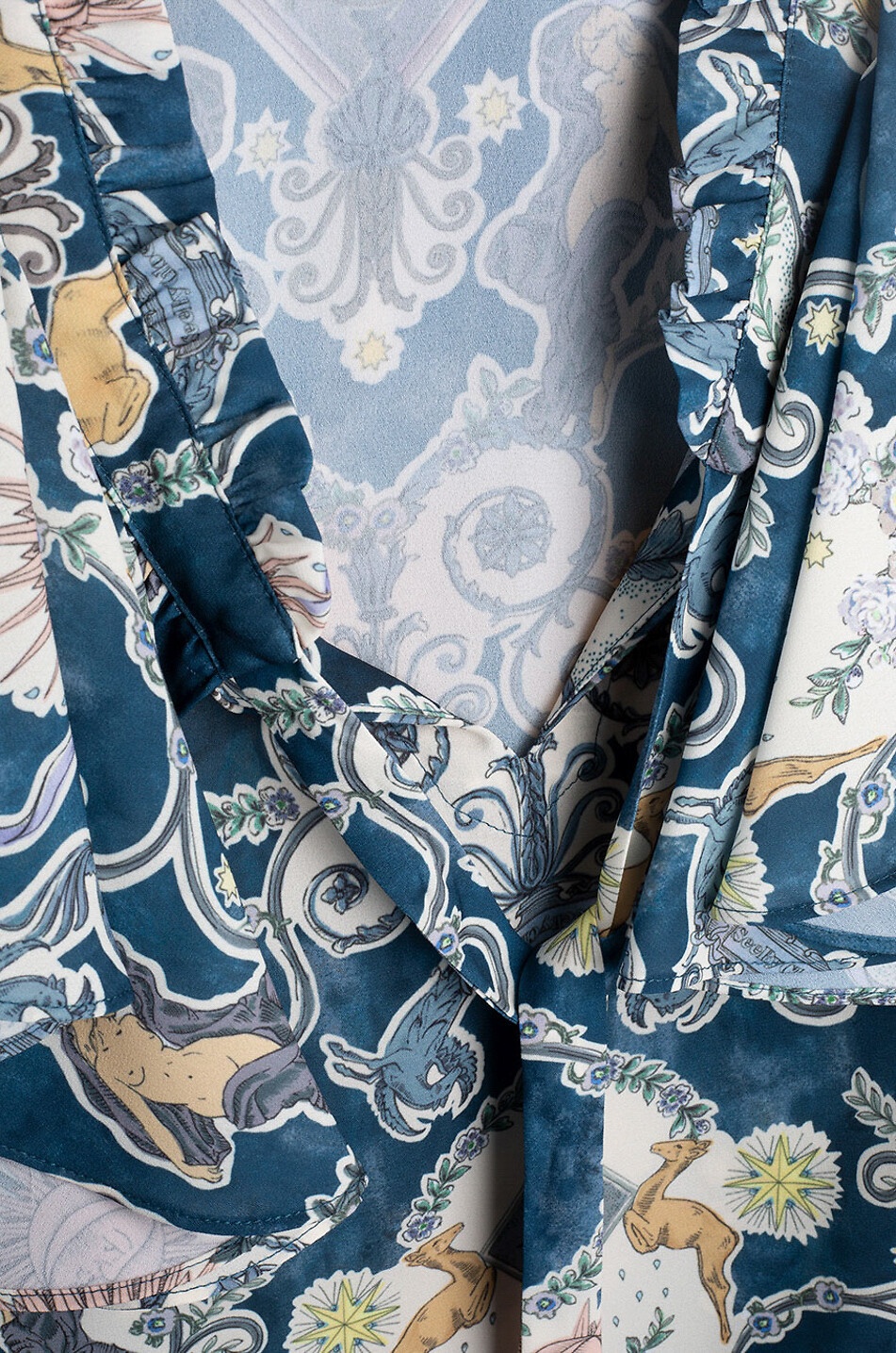 SEE BY CHLOE Bluse aus Crêpe mit Print The Lovers Damen BUNT 3