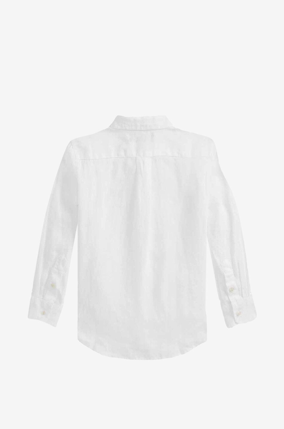 POLO RALPH LAUREN Linen Shirt Boy WHITE 2