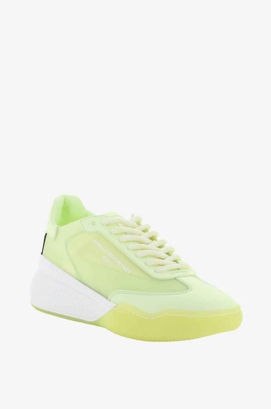 STELLA McCARTNEY Loop sheer PVC sneakers Women YELLOW 1