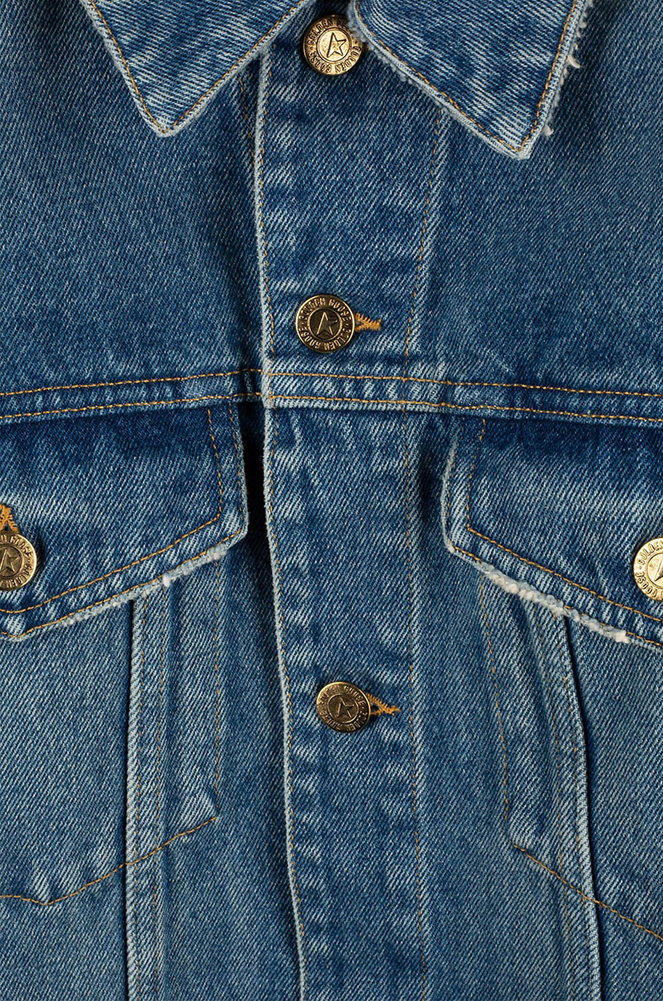 GOLDEN GOOSE Cotton denim jacket Men BLUE 3
