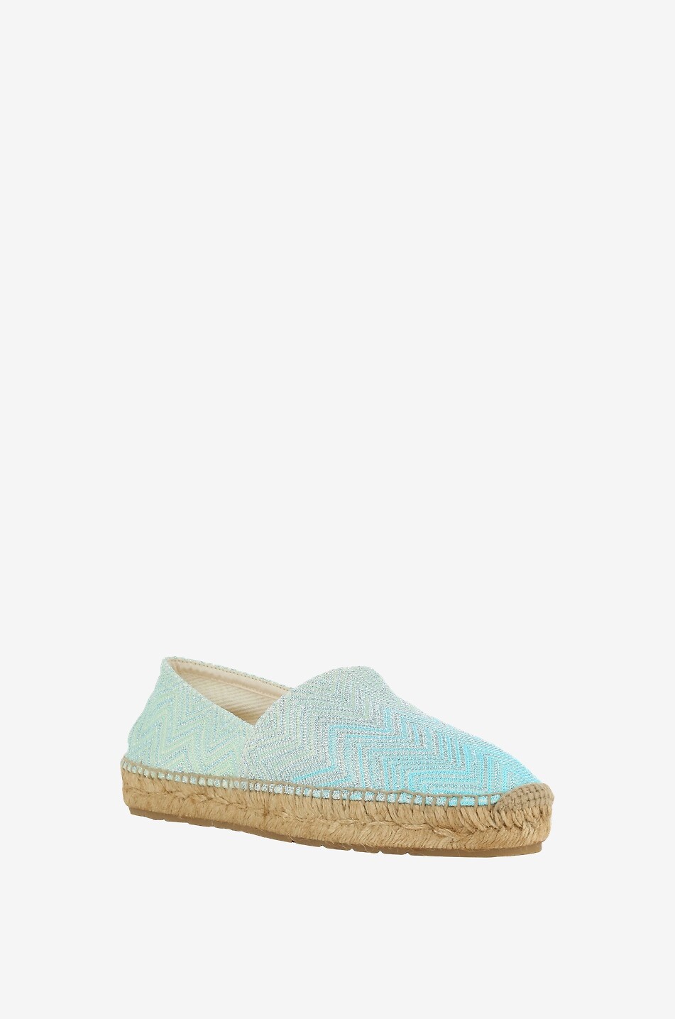 MISSONI MARE Flache Espadrilles Damen BLAU 1