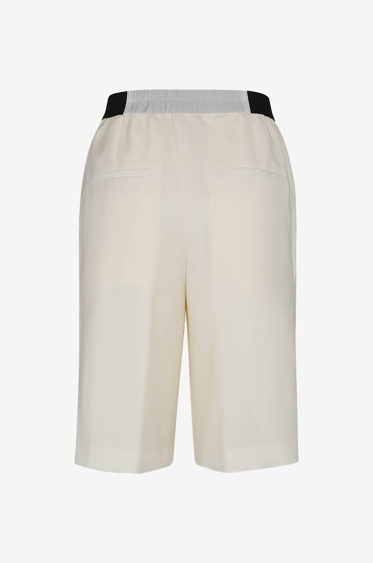 LOULOU STUDIO Shorts aus Wolle Lamay Damen WEISS 2