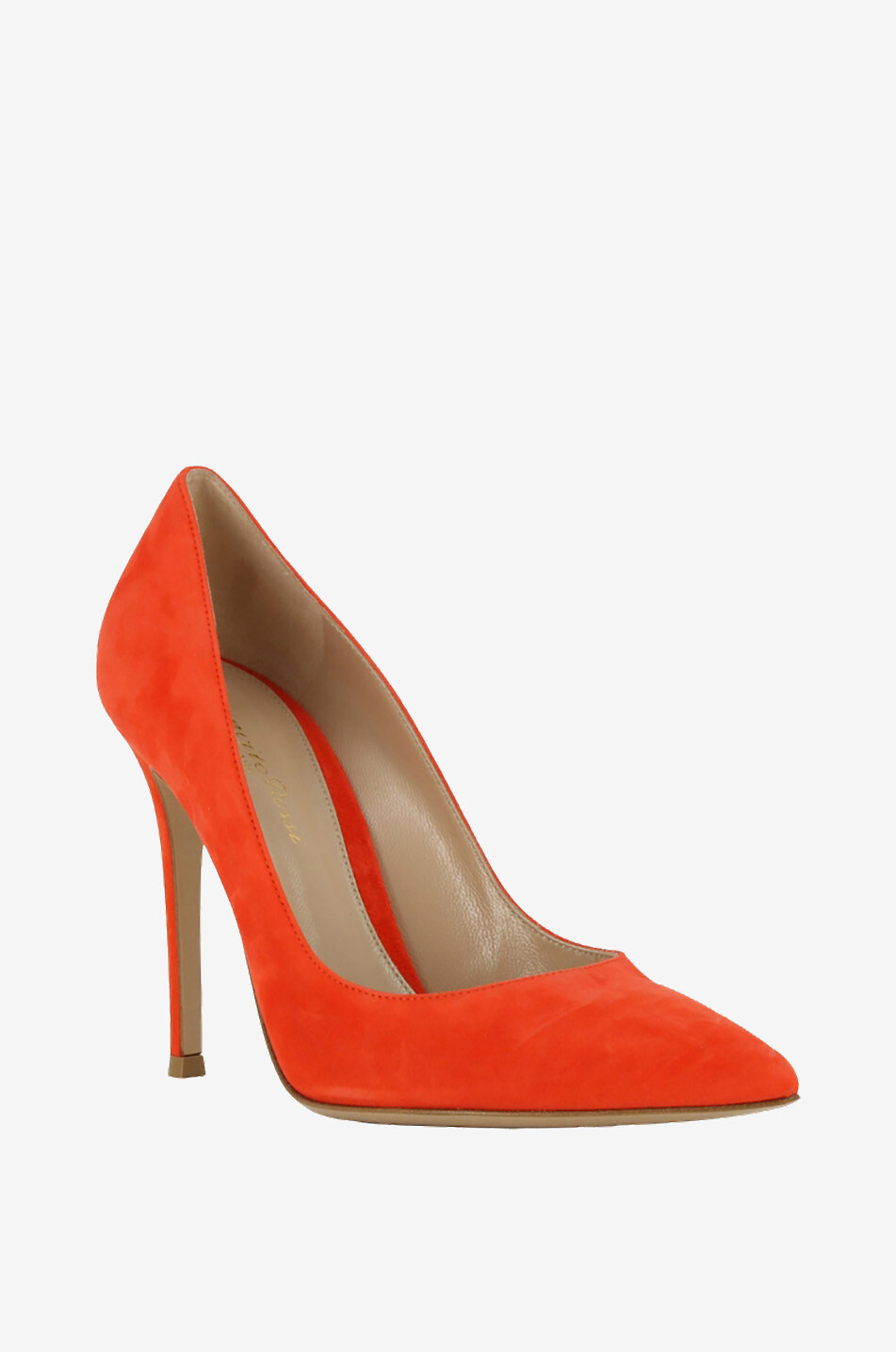 Gianvito 105 pointy toe pumps in suede