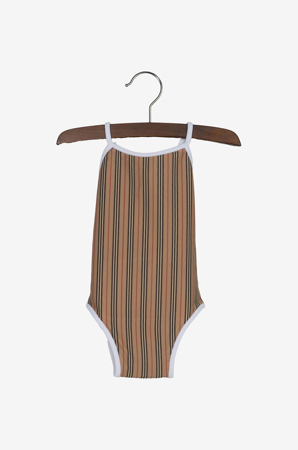 BURBERRY Mini Sandie striped baby bathing suit Baby MULTI COLOURED 1
