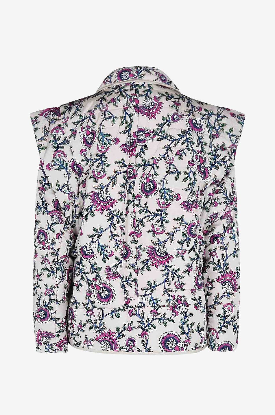 ISABEL MARANT Geblümte wandelbare Jacke aus Taft Janissae Damen BUNT1 2