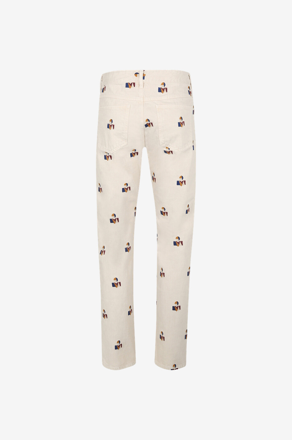 ISABEL MARANT Bestickte Jeans mit geradem Bein Jasperbo Herren BUNT 2