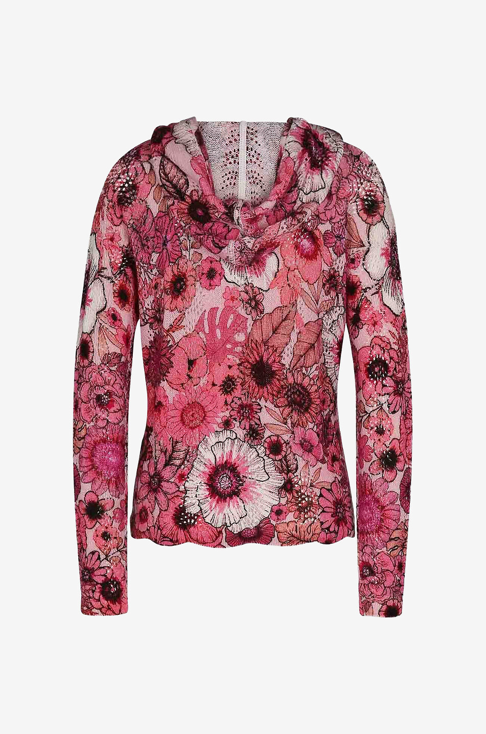 Pull à capuche en laine