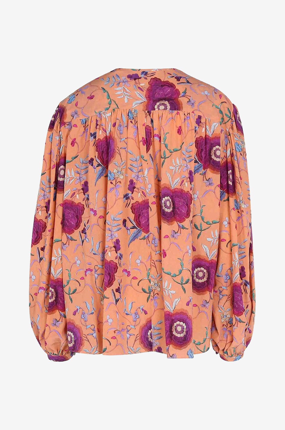 ISABEL MARANT Top en crêpe de soie fleuri Brunille Femme MULTICOLORE 2