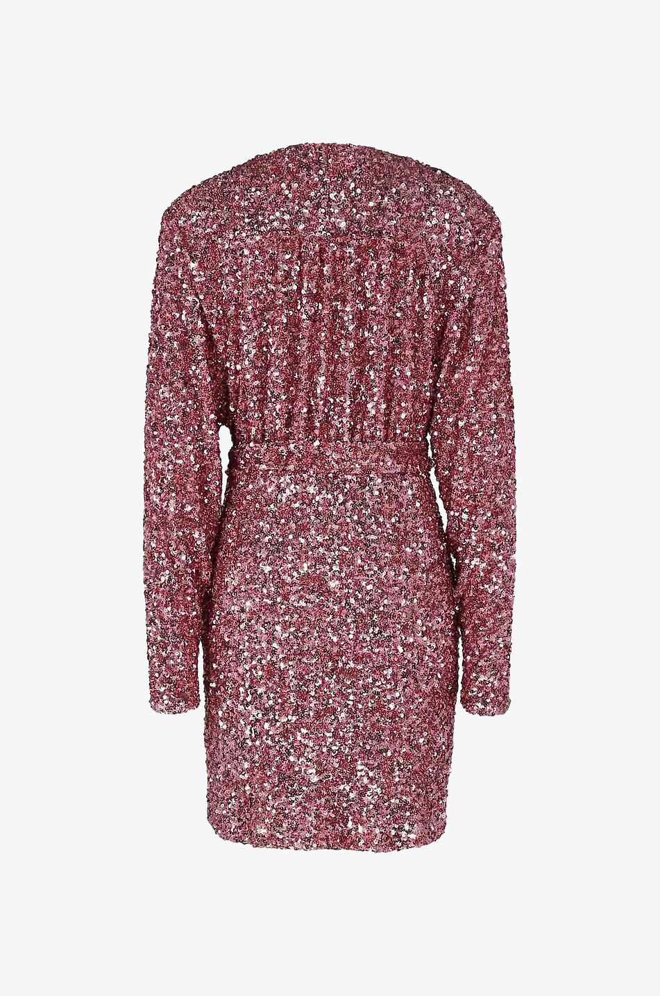 ROTATE BIRGER CHRISTENSEN Robe courte en sequins Bridget Femme ROSE CLAIR 2