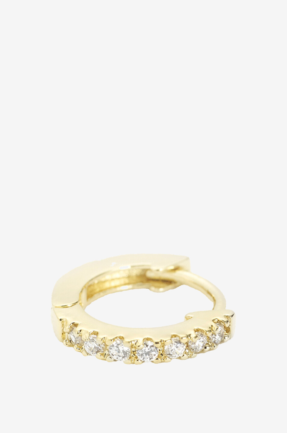 Marcia Lisse single gold-tone hoop earring