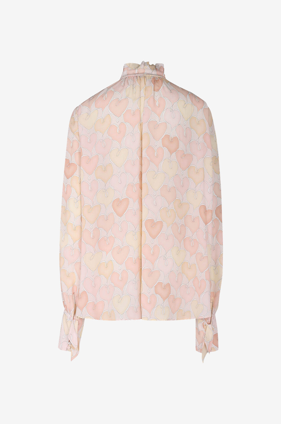 Langärmlige Seidenbluse Kayla