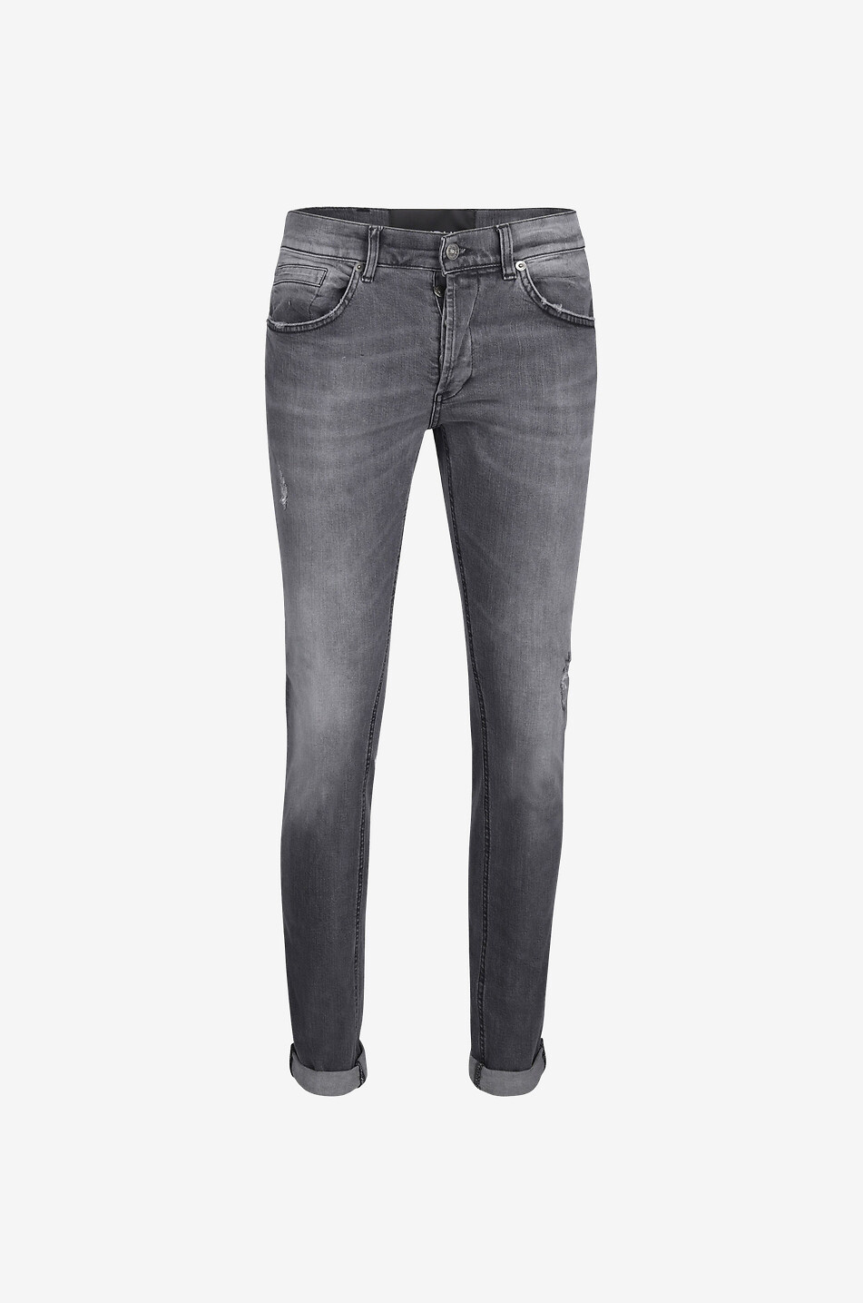 DONDUP George cotton-blend skinny jeans Men BLACK 1