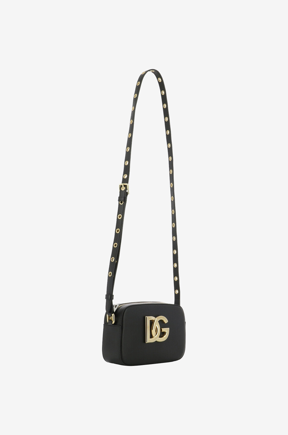 DOLCE & GABBANA 3.5 smooth leather shoulder bag Women BLACK 2