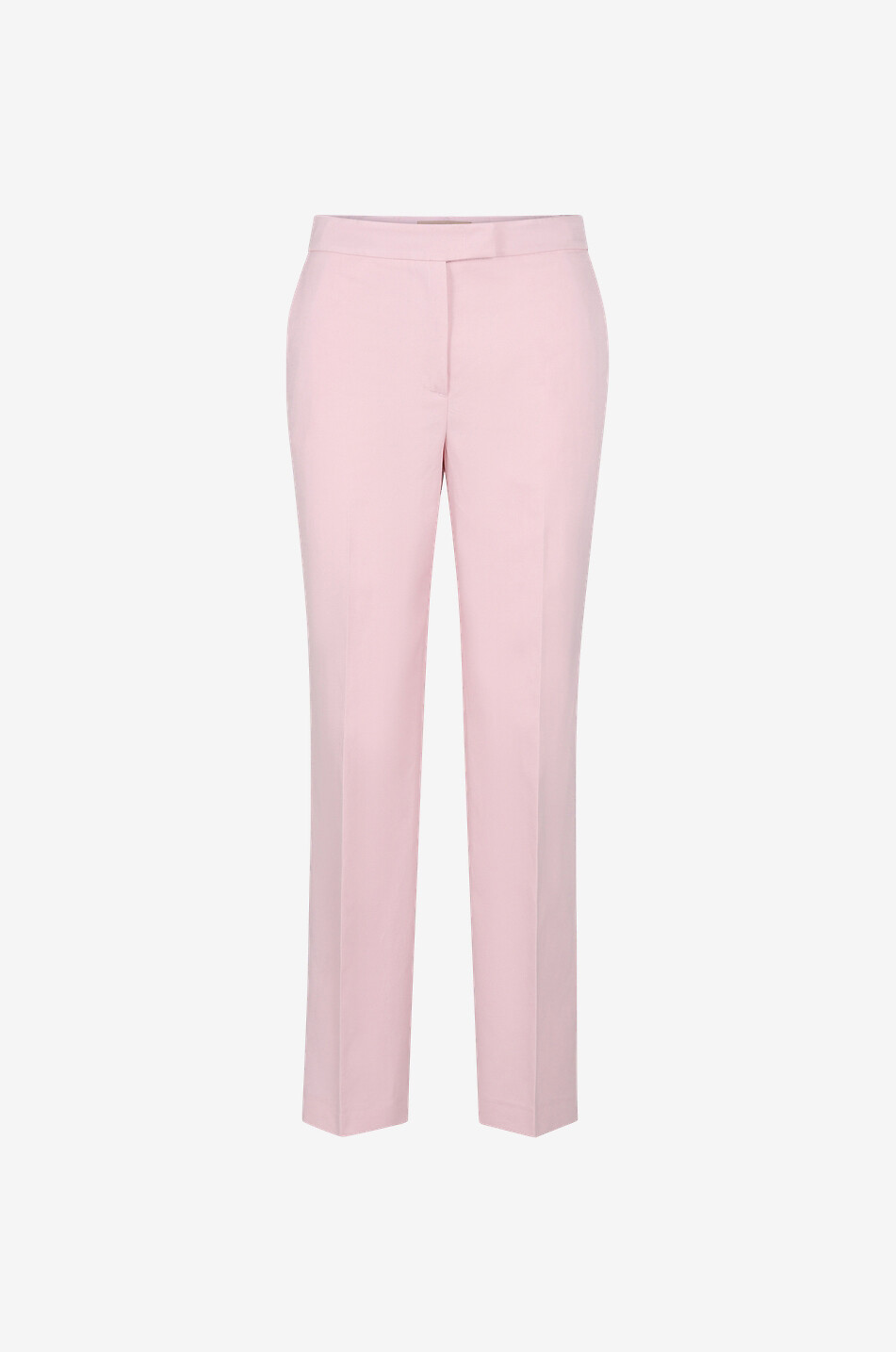 TWINSET Cotton and linen straight leg trousers Women PINK 1