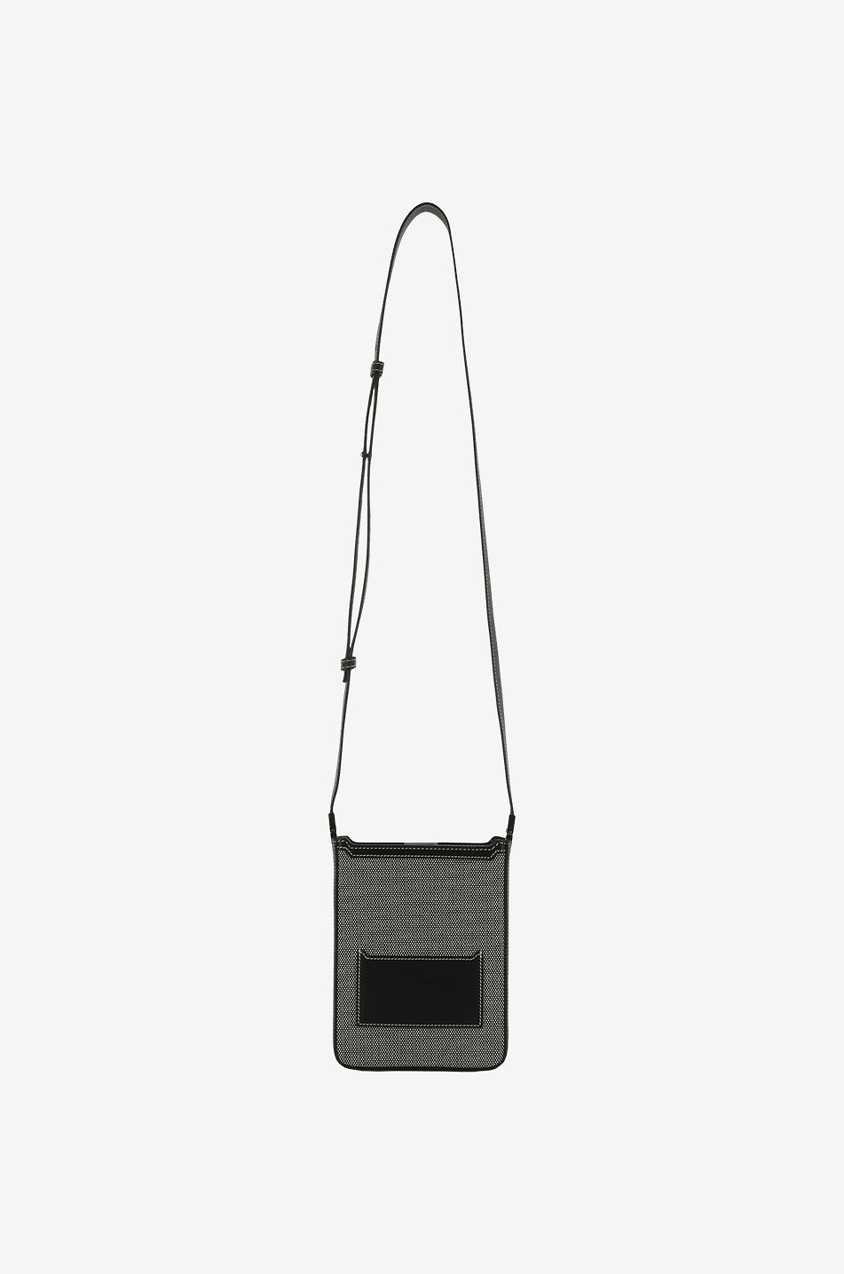BURBERRY Mini sac cabas en toile et cuir Olympia Homme GRIS 3