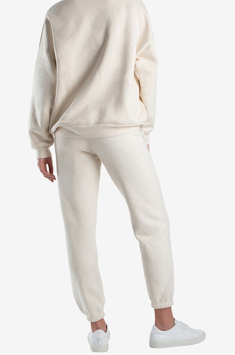 AMERICAN VINTAGE Zutabay cotton jogging bottoms Women Light beige 5
