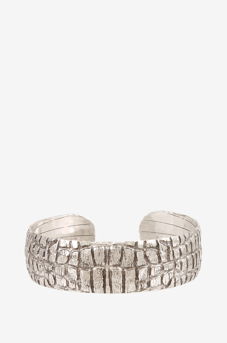 GAS BIJOUX Bracelet martelé argenté Wild MM Femme ARGENT 1