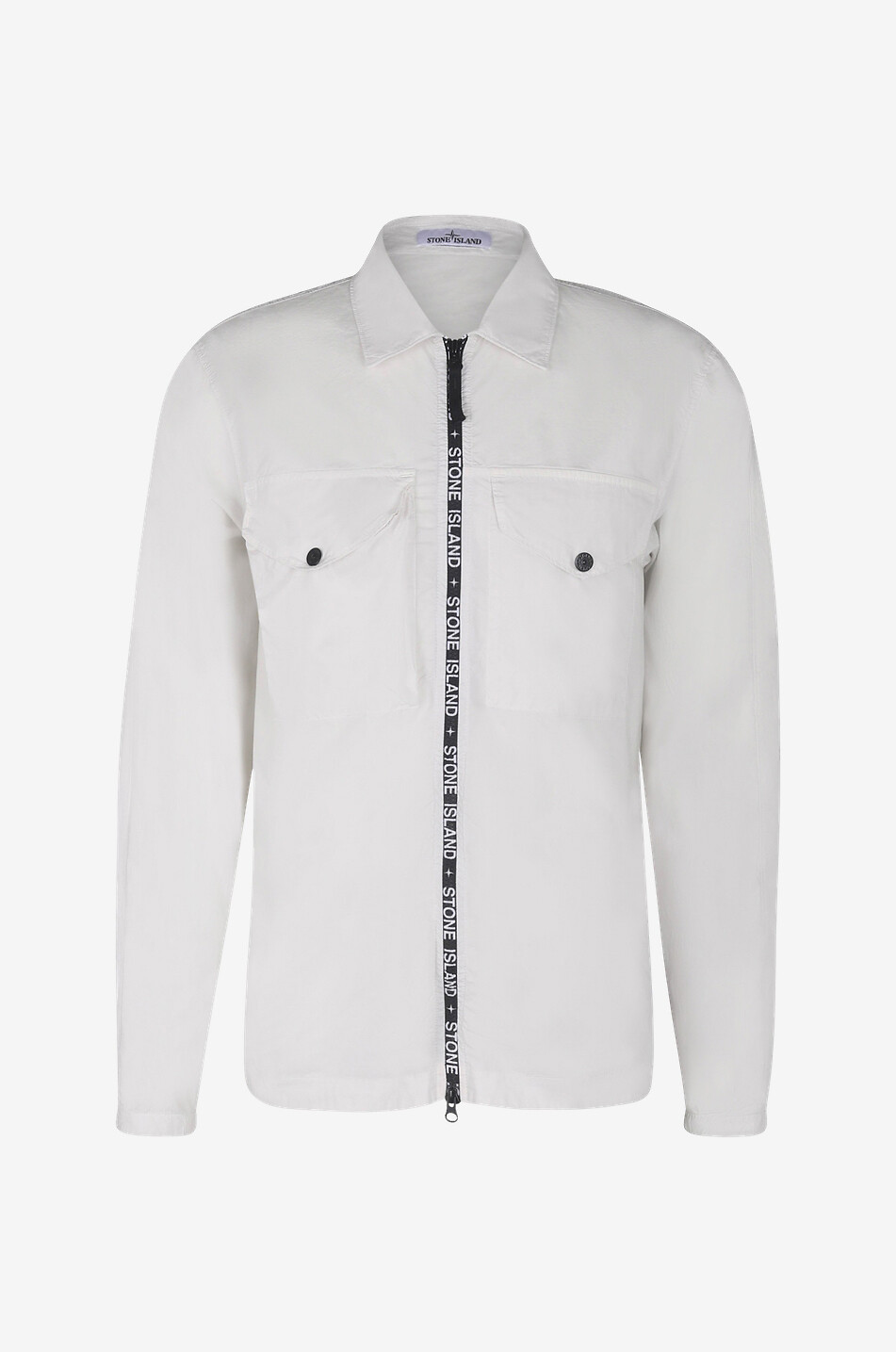 Hemdjacke aus Techno-Baumwolle 117E4 Stretch Cotton Tela 'Paracadute'