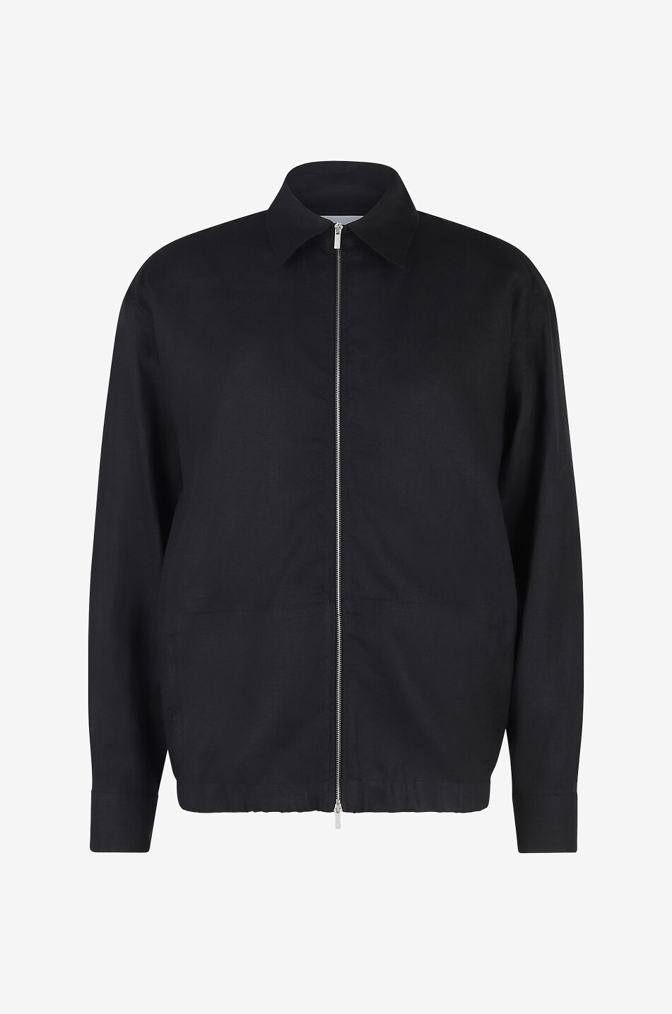 PT TORINO COLLECTION Leichte Jacke aus Leinen Herren SCHWARZ 1