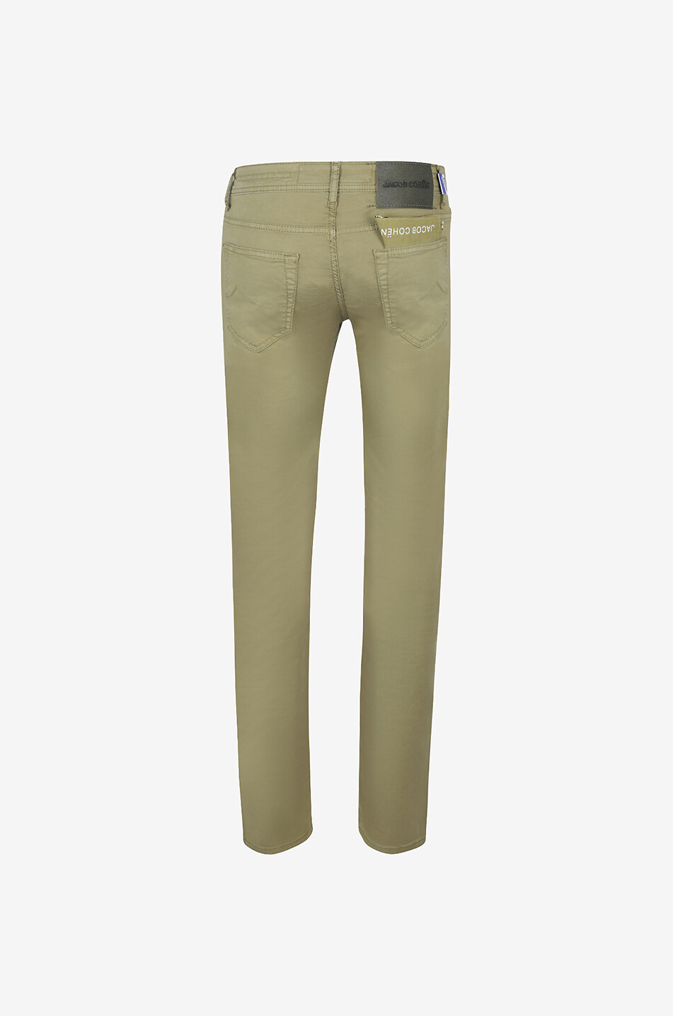 JACOB COHEN J622 lyocell and cotton slim-fit jeans Men LIGHT KHAKI 2