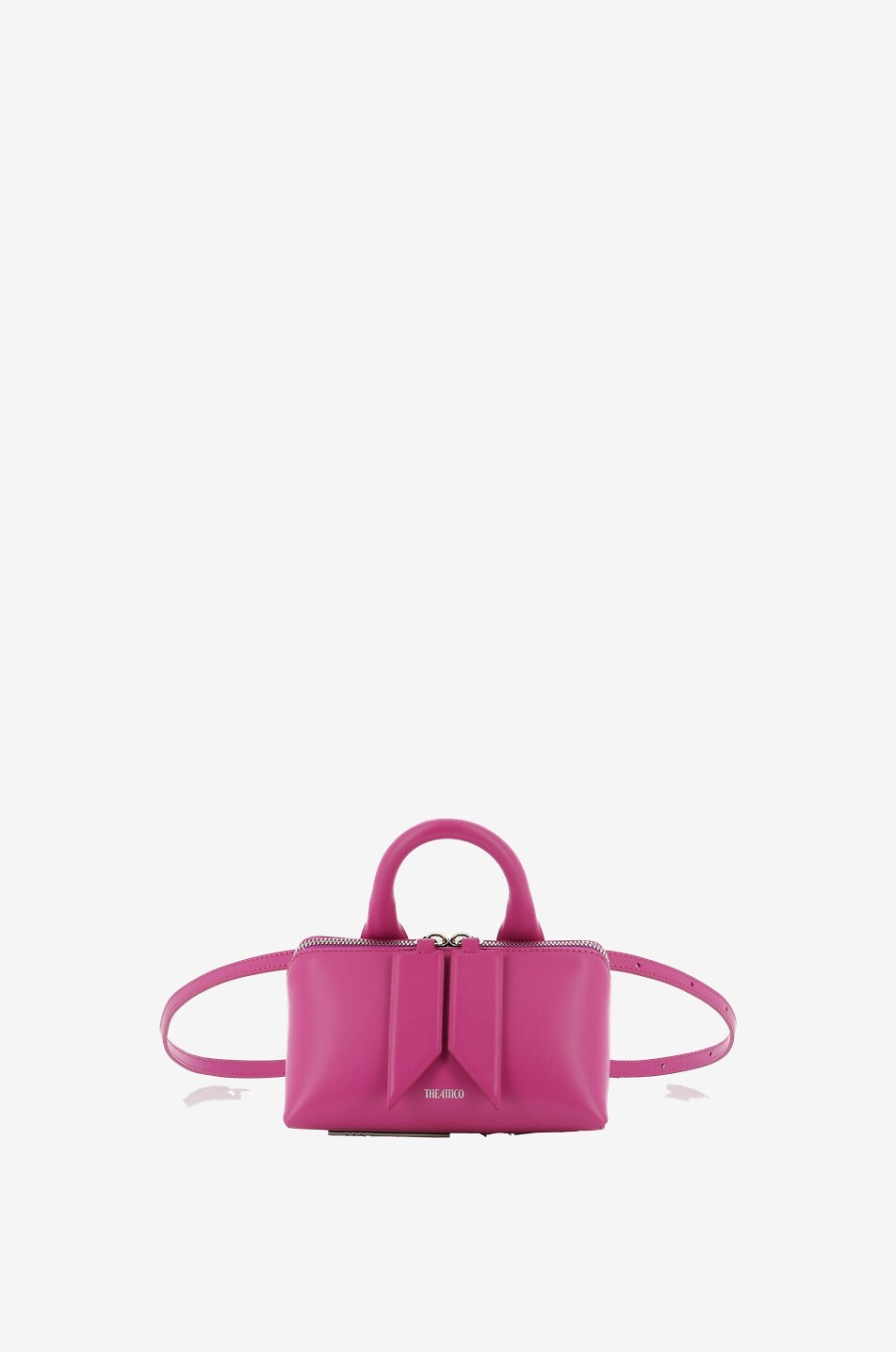 THE ATTICO Friday mini calfskin leather handbag Women PINK 6