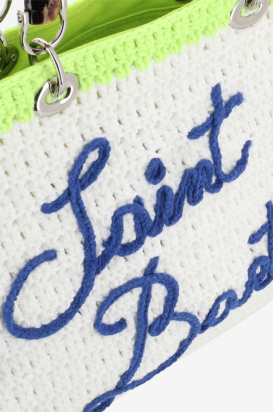 MC2 SAINT BARTH Victoria Flowers crochet tote bag Women MULTI COLOURED 6