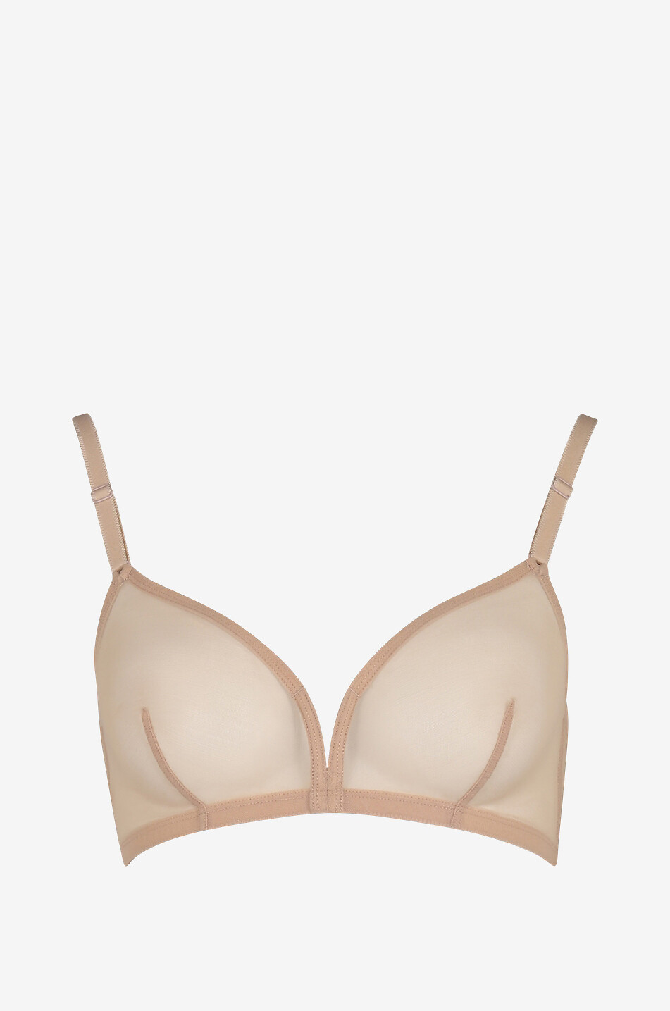 ERES Providence tulle triangle bra Women BEIGE 1