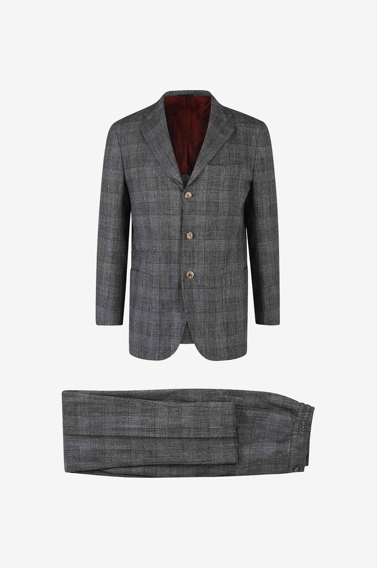 KITON Cashmere suit Men MEDIUM GREY 1