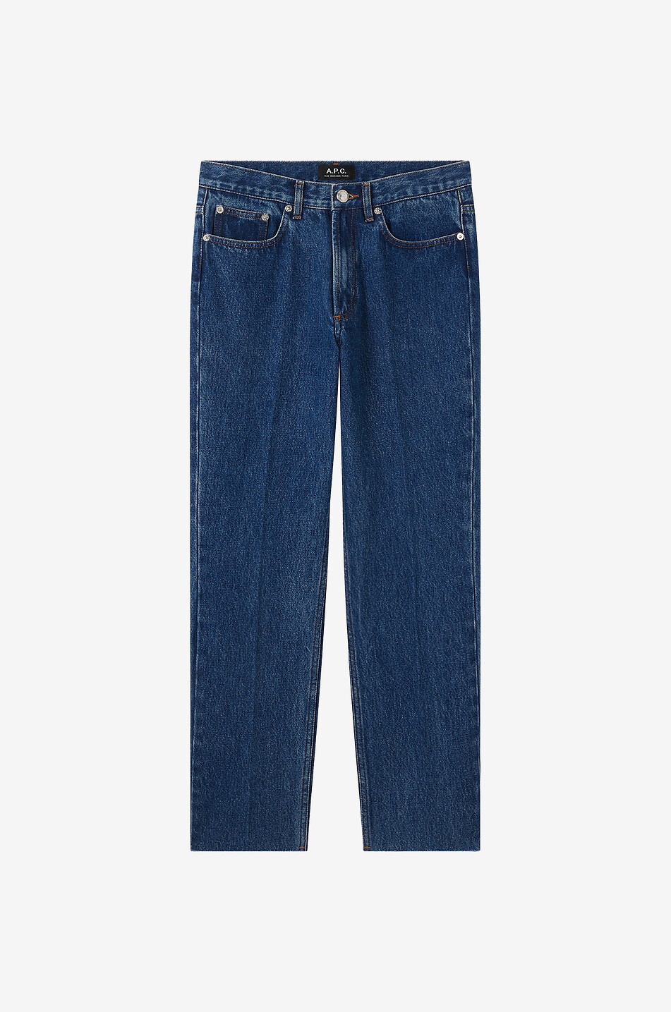 A.P.C. Jean droit taille basse Rudie Vintage Femme BLEU MOYEN 1