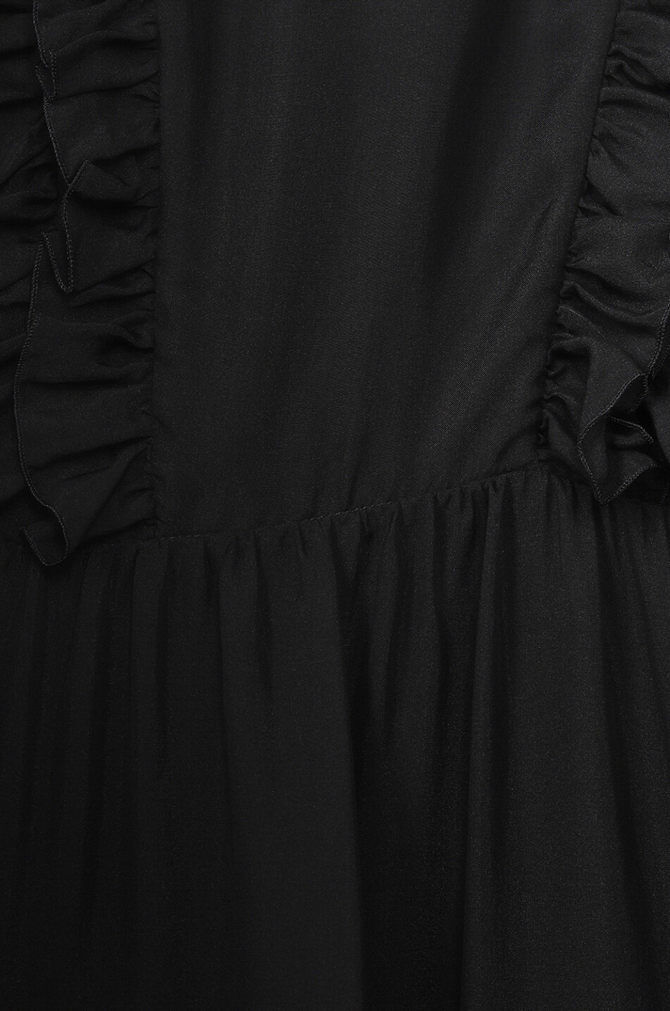 DOROTHEE SCHUMACHER Robe longue en mousseline de soie Love Of Lightness Femme NOIR 3