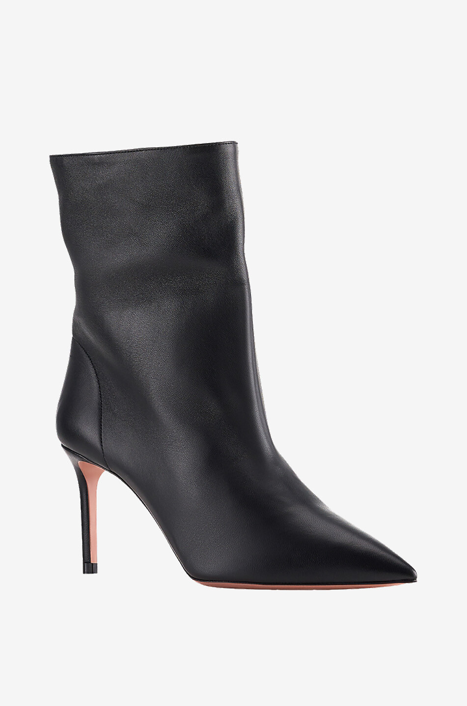 Bottines à talon en cuir nappa Matignon 75