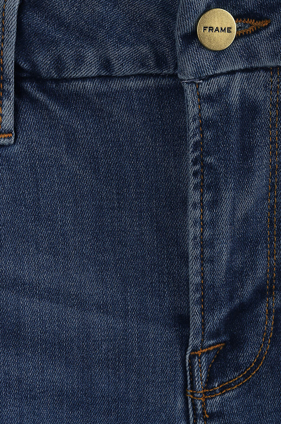 FRAME Jean court en coton Le Crop Mini Femme BLEU 3