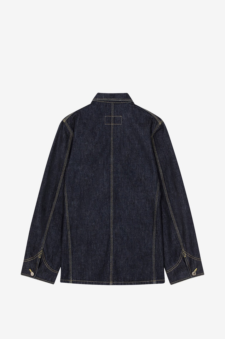 Kenzo Poppy Workwear denim jacket - KENZO - DARK BLUE - Bongénie 