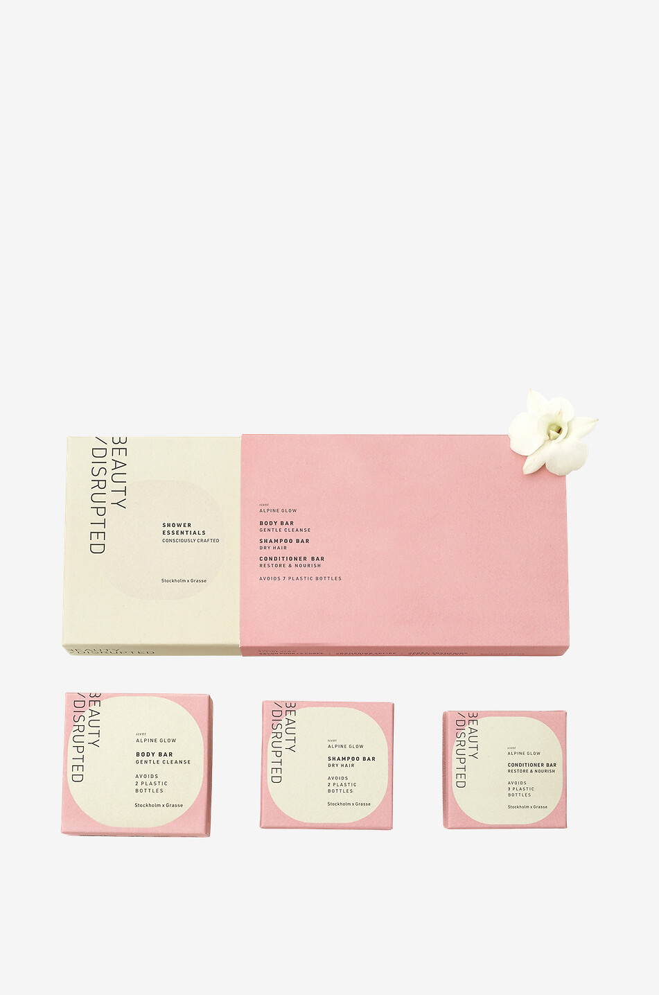 BEAUTY DISRUPTED Coffret cadeau pour cheveux secs L'Essentiel de Douche Alpine Glow Unisexe Incolore 1