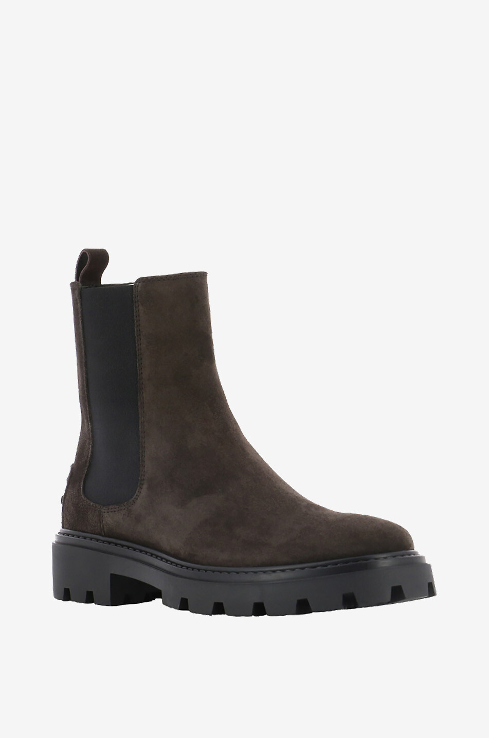 Bottines en cuir velours Chelsea