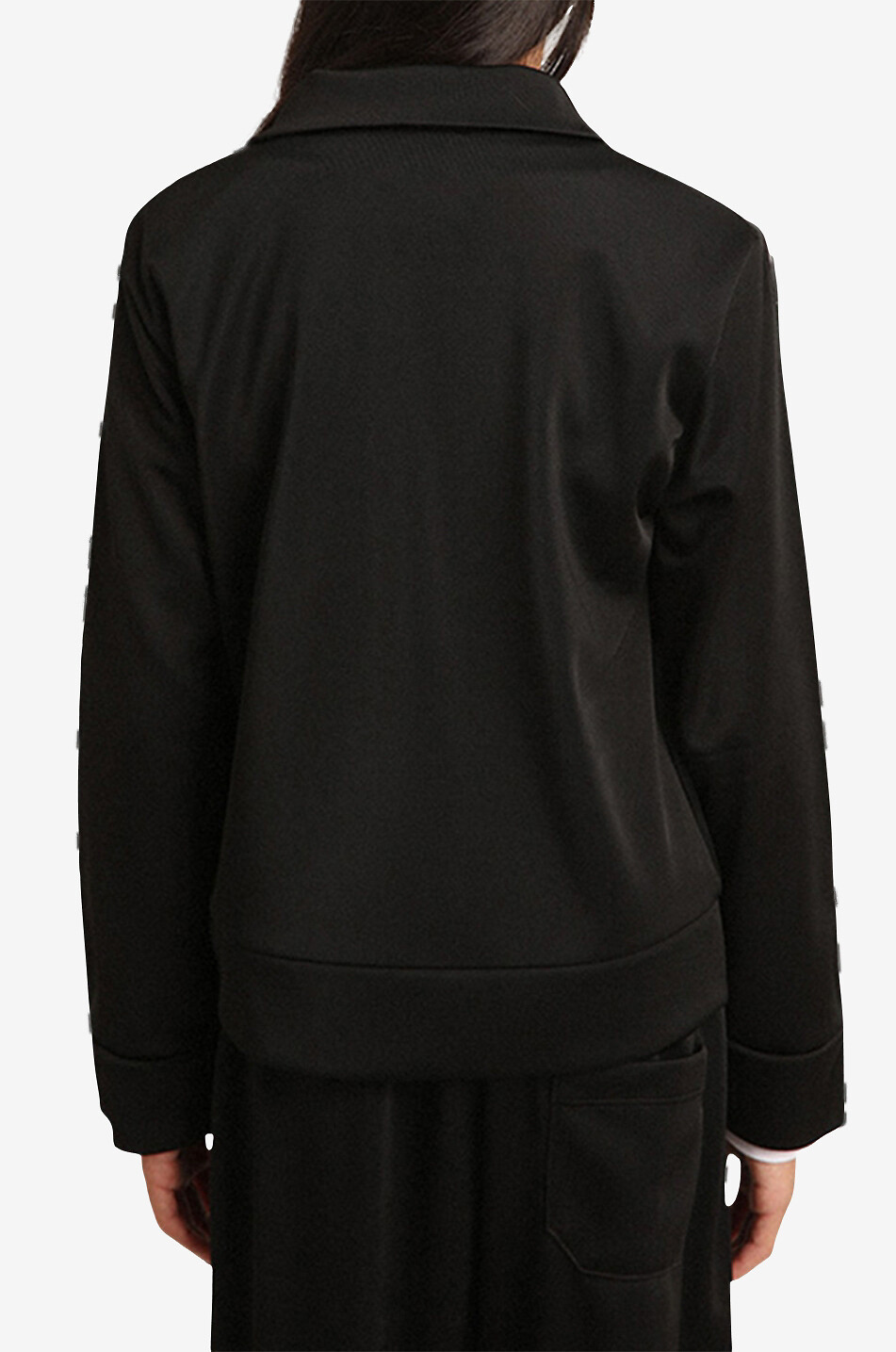 GOLDEN GOOSE Star girl's full-zip sweatshirt Girl BLACK 5