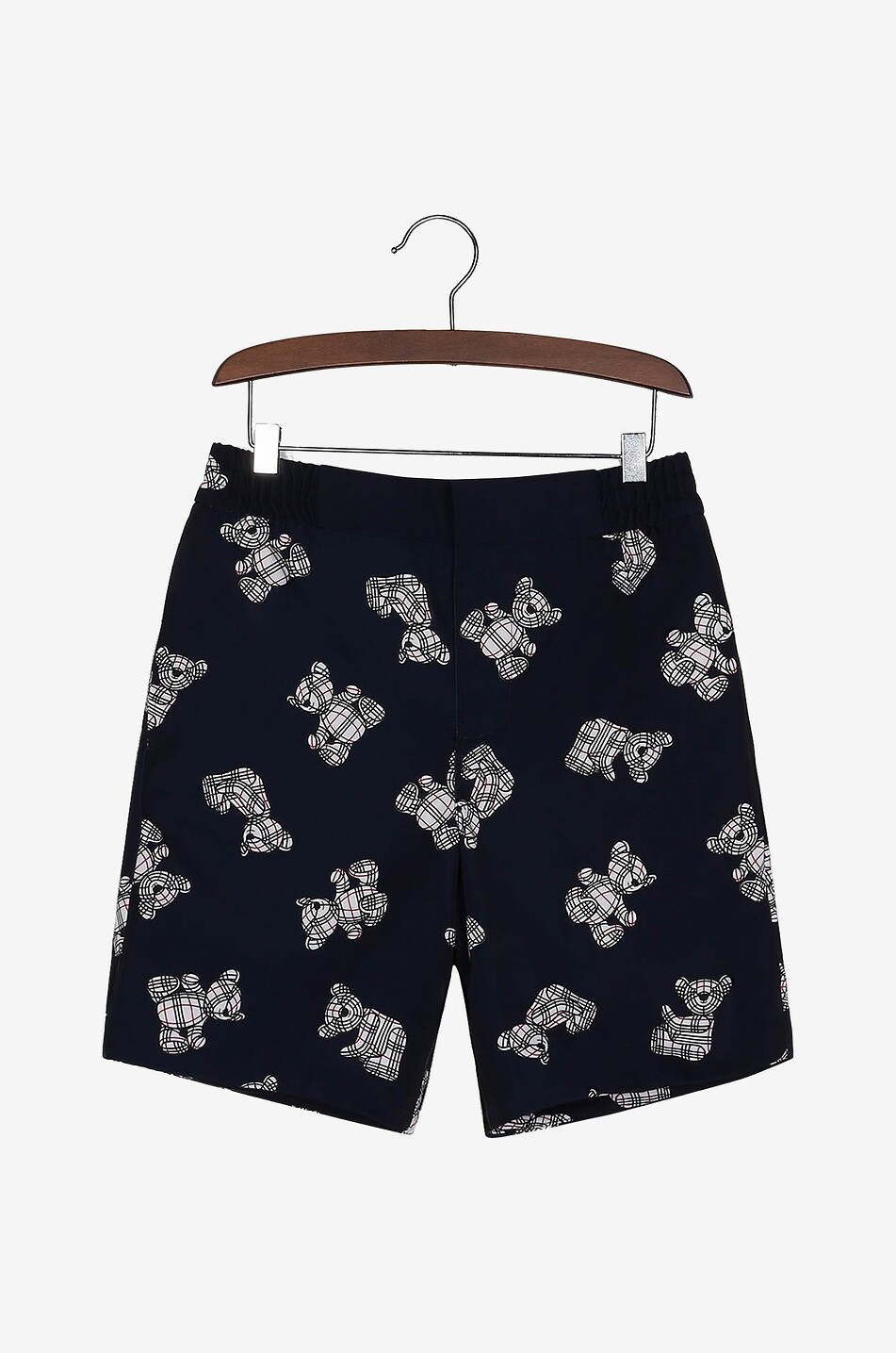BURBERRY Leonard bear printed boy's Bermuda shorts Boy MEDIUM BLUE 1