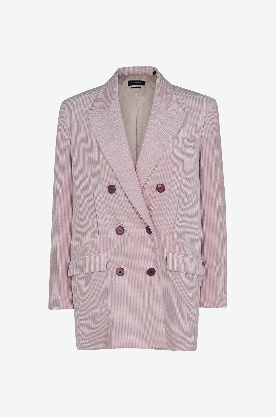 Blazer ouaté en velours côtelé Haneva