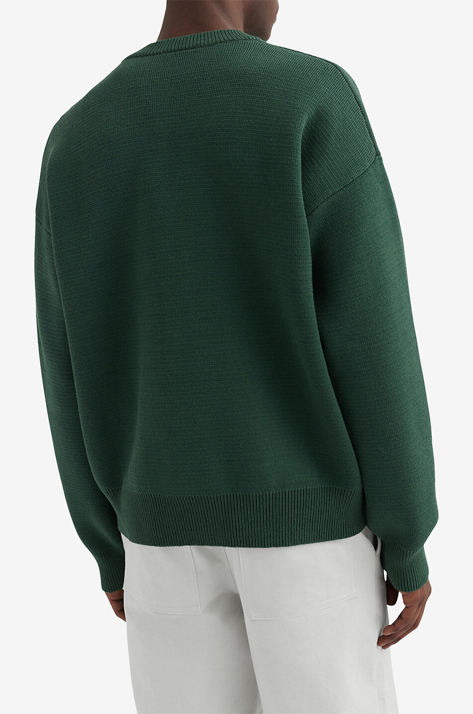 AXEL ARIGATO Cardigan en coton à col V Singular Homme VERT FONCÉ 4
