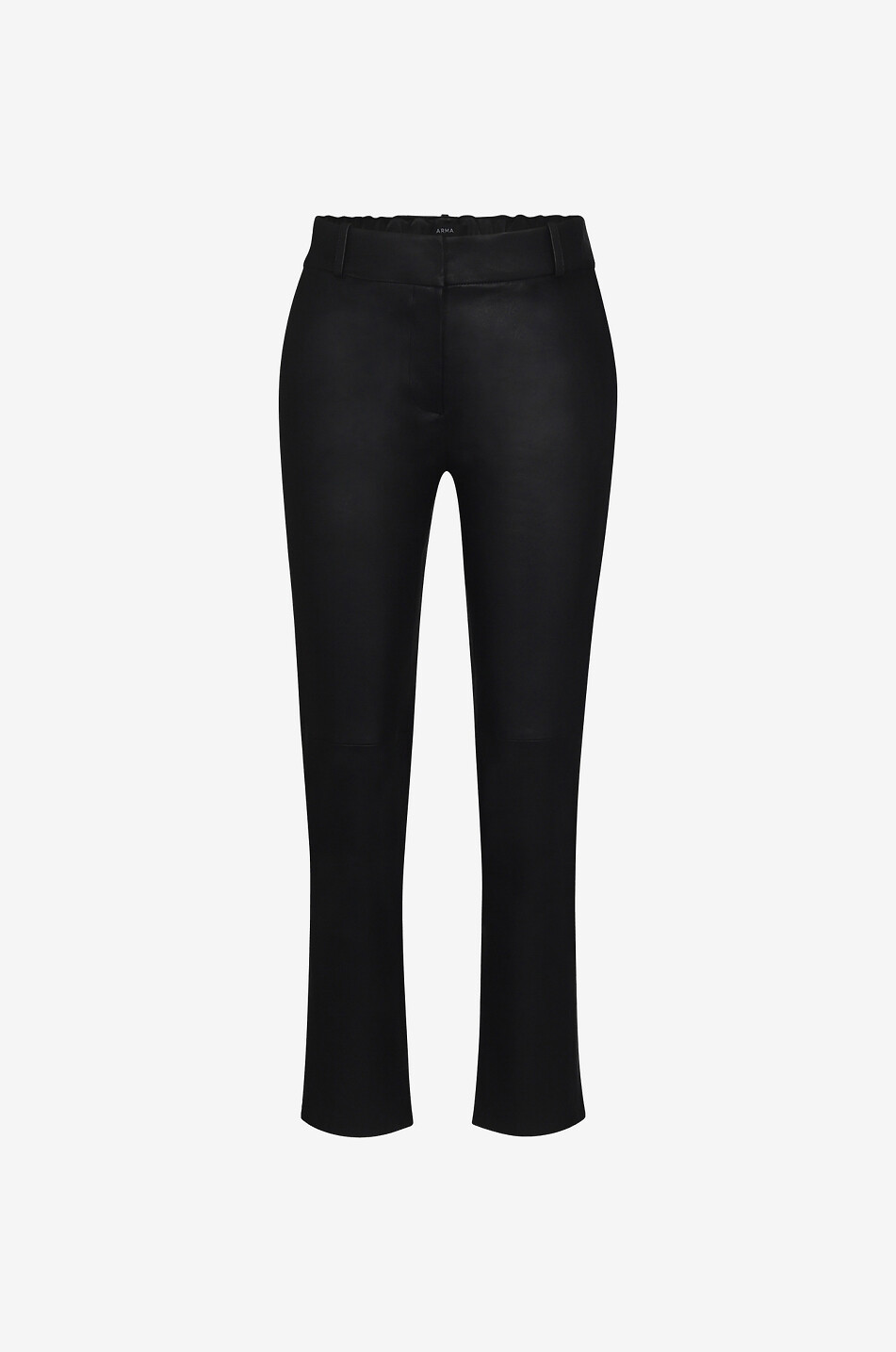 ARMA Slim-Fit-Hose aus Leder Jen Damen SCHWARZ 1