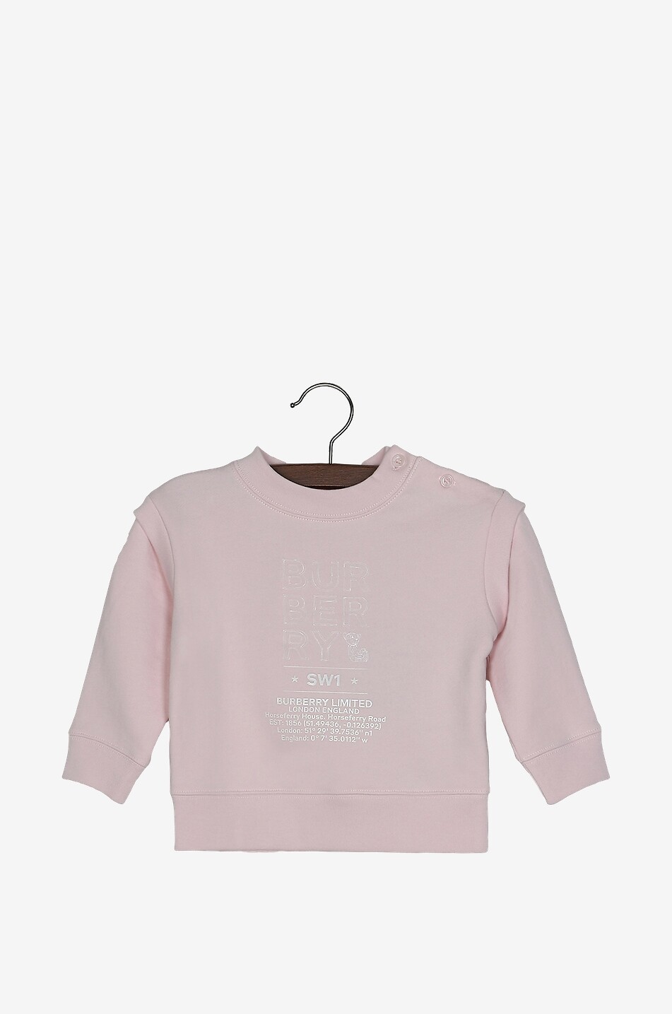 Sweat-shirt à col rond bébé imprimé Mini Angie