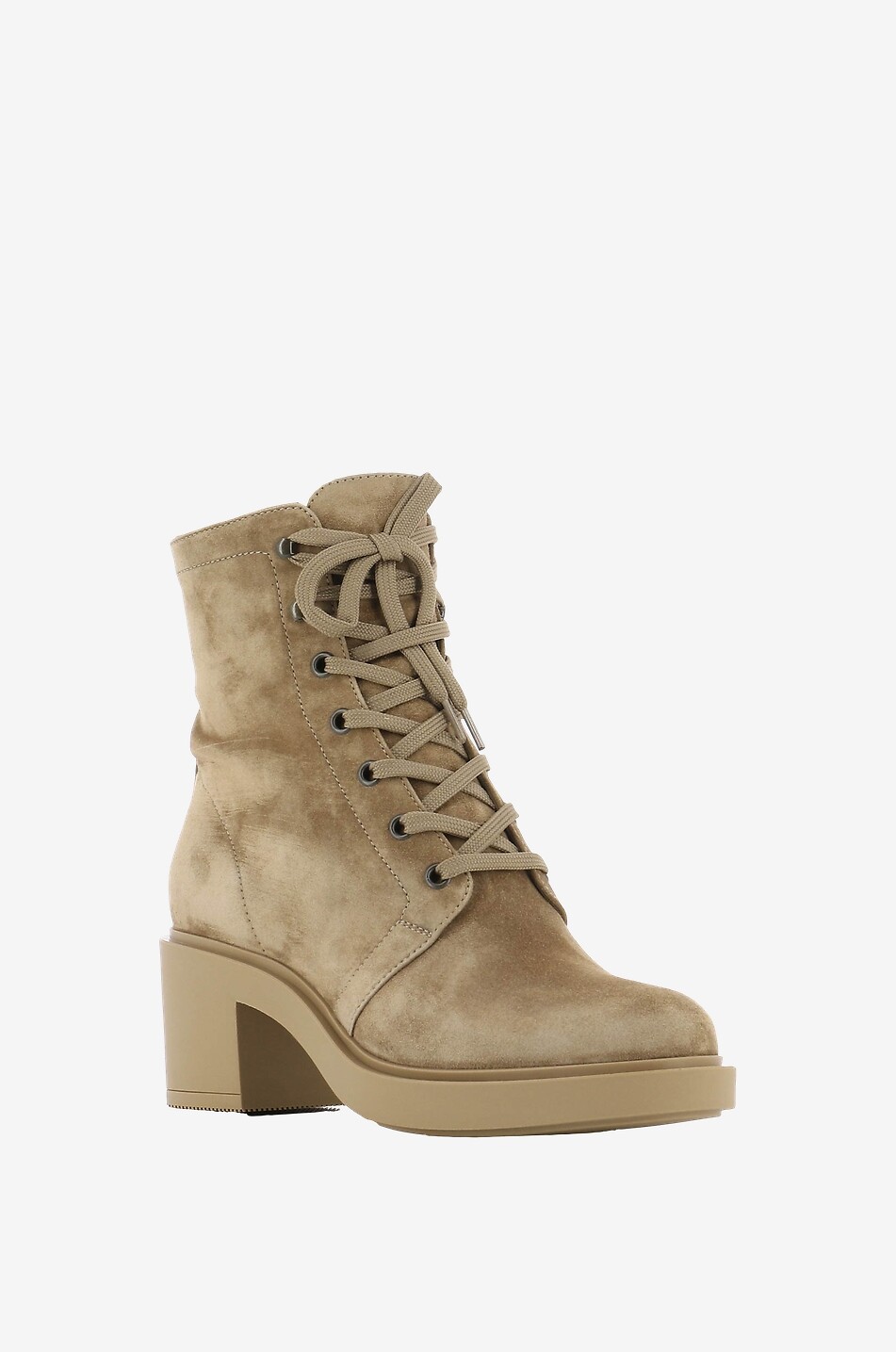 Foster 45 lace up ankle boots in suede