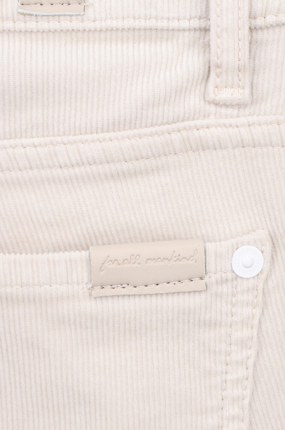 7 FOR ALL MANKIND Roxanne corduroy skinny jeans Women WHITE 3